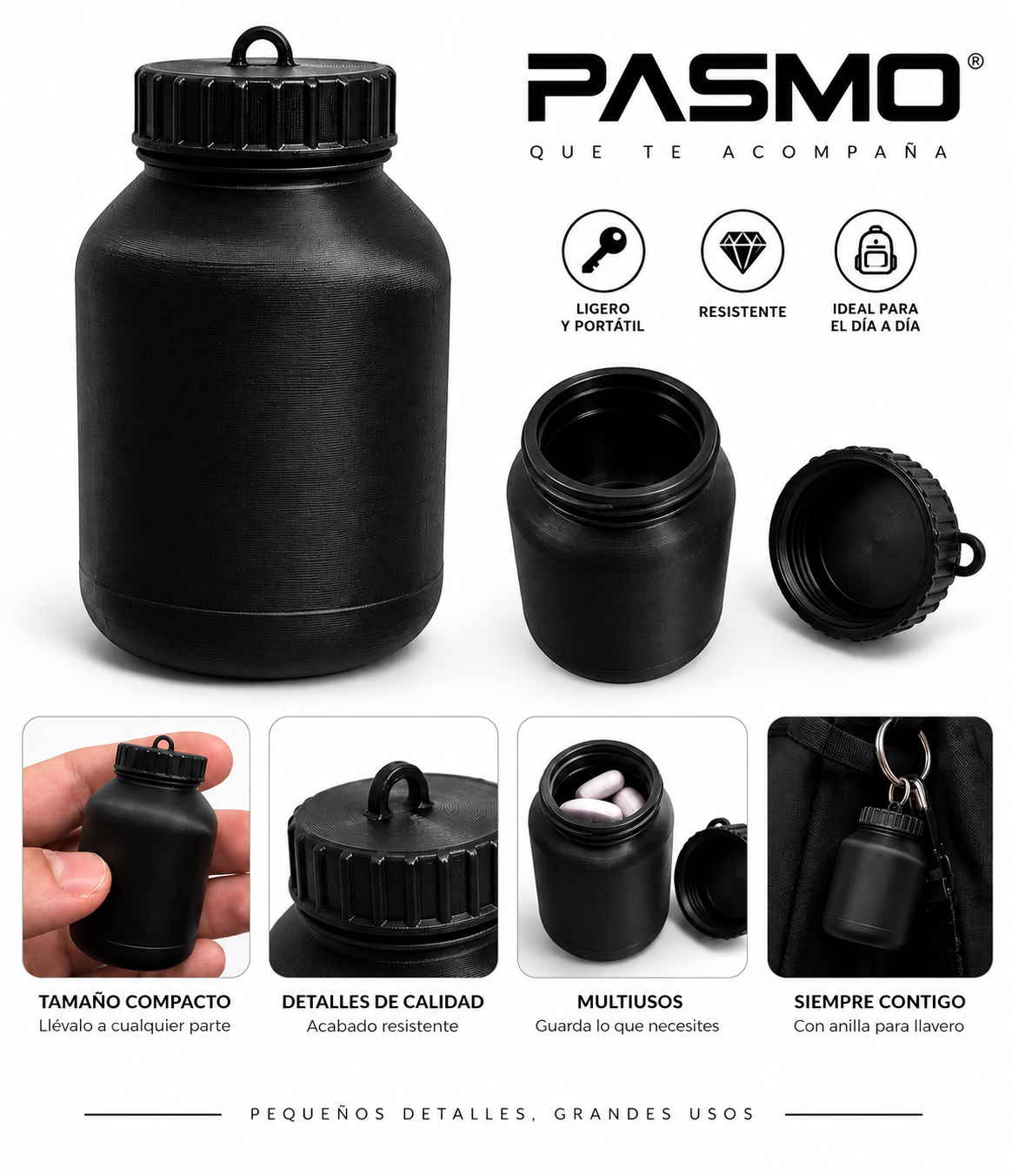PASMO Protein Pocket – Mini Bote Gym